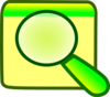 Search Icon Clip Art